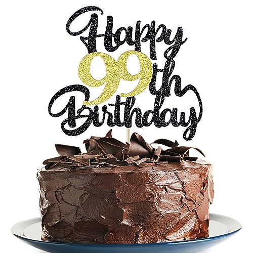 99th Happy birthday cake topper happy birthday cake decoration 99th birthday party decoration gift plugin (99) von Klionjor