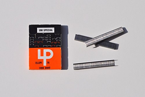 Ellepi Klizia 97 Hefter und Heftklammern: staples/refill box of 1,000 (Silber) / 1,000 umschläge von Klizia 97 staple refill