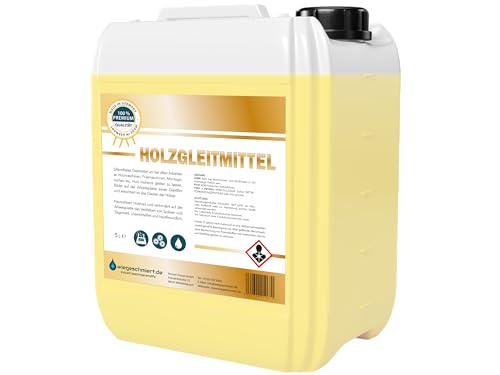 Knaus Schmierstoffe 5 Liter Holzgleitmittel | Gleitmittel für Holz silikonfrei 5L Kanister von Knaus Schmierstoffe