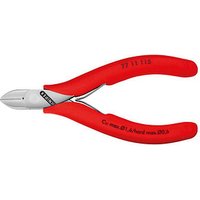 KNIPEX 77 11 115 mit Facette + Drahtklemme Elektonik-Seitenschneider von Knipex