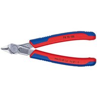 KNIPEX Super Knips® mit Drahtklemme 78 13 125 Elektronik-Seitenschneider von Knipex