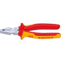 KNIPEX Kombizange VDE Kraft 02 06 180 verchromt 18,0 cm von Knipex