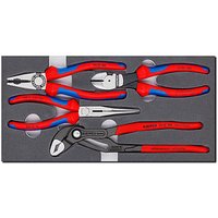 KNIPEX Zangen-Set Profi 00 20 01 V15 Seitenschneider, Spitzzange, Kombizange, Nut- und Federzange von Knipex