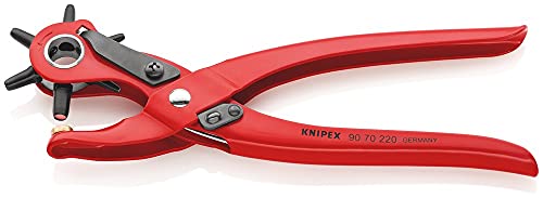 Knipex Revolving Hole Punch Pliers 220 mm 5/10 mm² von Knipex