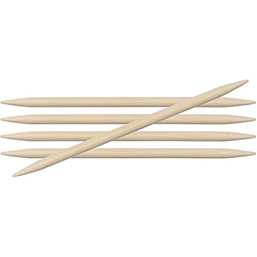 KnitPro K22136 Strumpfstricknadeln, Bamboo, Natur, 20 x 0.9 x 0.9 cm, 5 Count von KnitPro