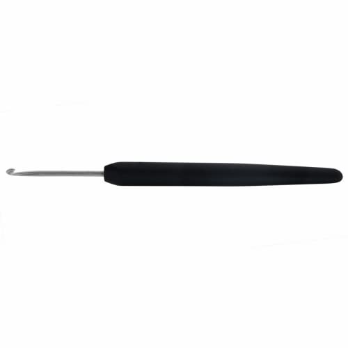 KnitPro KP30813 | Silver Aluminium Soft Feel Single Ended Crochet Hook | 3mm von KnitPro