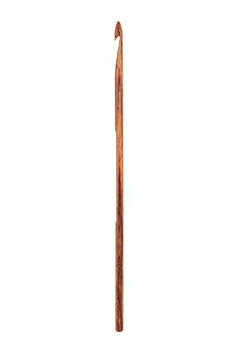 KnitPro KP31242 Ginger: Crochet Hook: 15cm x 3.50mm, Holz, Braun, 15cm x 3.5mm von KnitPro