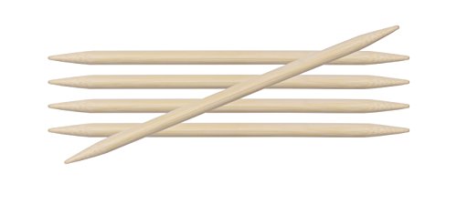 KnitPro K22135 Strumpfstricknadeln, Bamboo, Natur, 20 x 0.8 x 0.8 cm, 5 Count von KnitPro