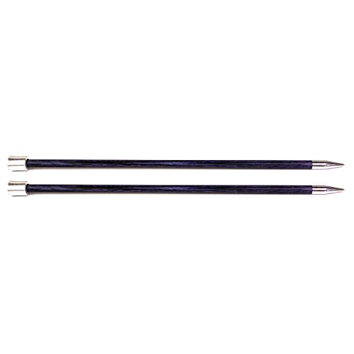 KnitPro Royale: Stricknadeln: Einzelendig: 30 cm x 6,50 mm, Birkenholz, Messing, Mehrfarbig, 30 x 0.65 x 0.65 cm von KnitPro