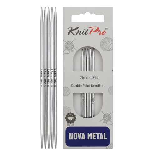 Nadelspiel Nova Metall 2,50 mm 15 cm 5 St von KnitPro