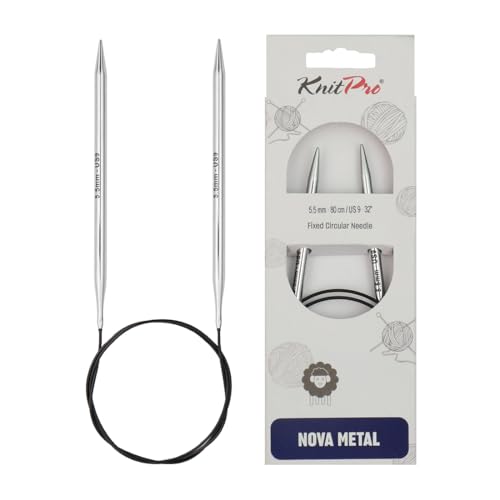 KnitPro - Nova (40 cm x 5,50 mm) Feste kreisförmige Nadeln - 1 Einheit von KnitPro