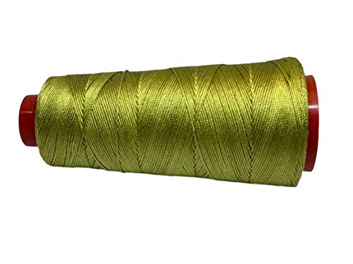 Knitsilk 3-lagiges Maulbeerseide-Garn, einfarbig, 50 g, 220 Meter, ideal zum Stricken, Häkeln, Weben, Tapisserieware (Olivgrün) von Knitsilk