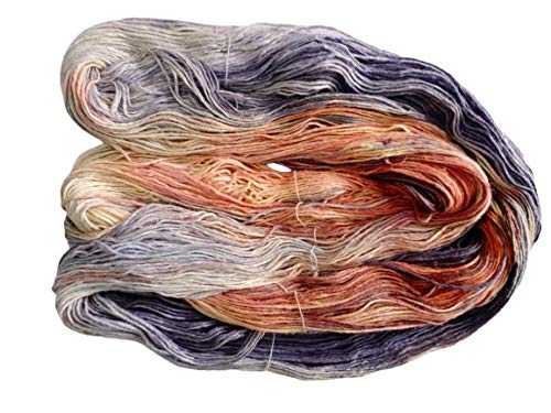 Knitsilk Recyceltes und handgefärbtes Seide-Garn, 50 g - 112 Yards (Ibiza) von Knitsilk