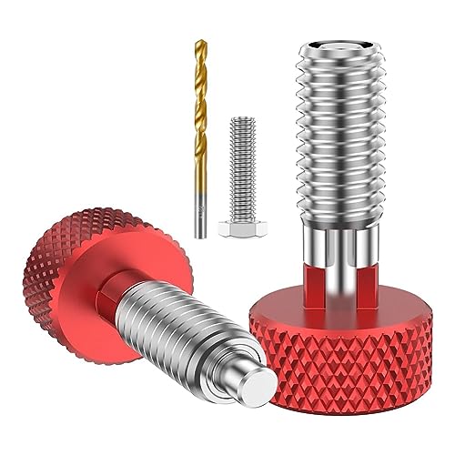 Knnuey 4-Teiliges Set mit Schnellverschlussstiften, Knurled- Aus Edelstahl, M6-Schnellverschlussstifte für Rollwerkzeugkasten, Langlebig und Einfach zu Bedienen. von Knnuey