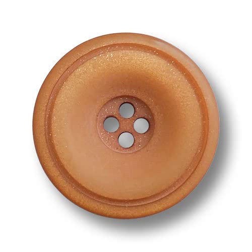 Knopfparadies - 10er Set hellbraun schimmernde Kunststoffknöpfe mit vier Löchern. Ø: ca. 20mm! Knopfparadies - 10er Set hellbraun schimmernde Kunststoffknöpfe mit vier Löchern. Ø: ca. 20mm! von Knopfparadies