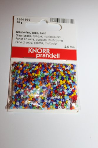 Knorr Prandell Böhmische Perlen Rocailles 2,5mm bunt klein von Knorr Prandell