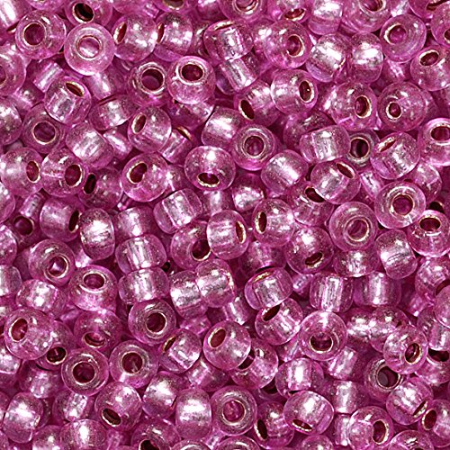 Knorr Prandell Rocailles 2,5 mm Böhmische Glasperlen, Erika Pink Knorr Prandell Rocailles 2,5 mm Böhmische Glasperlen, Erika Pink von Knorr Prandell