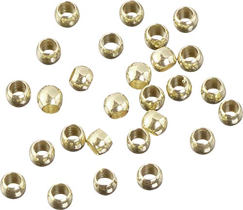 KnorrPrandell 2230874 Quetschperlen, 2 mm Durchmesser, gold von Knorr Prandell