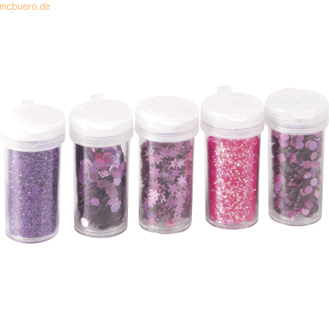 5 x Knorr prandell Glitter-Mix 5x4g lila von Knorr prandell