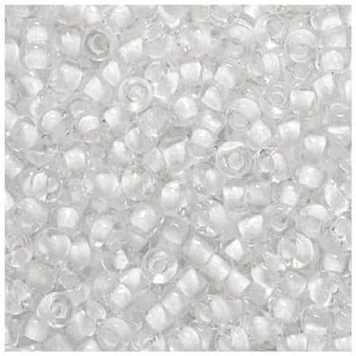 KnorrPrandell 2.5 mm Rocailles Bohemian Perlen, Crystal Weiß von Knorr Prandell