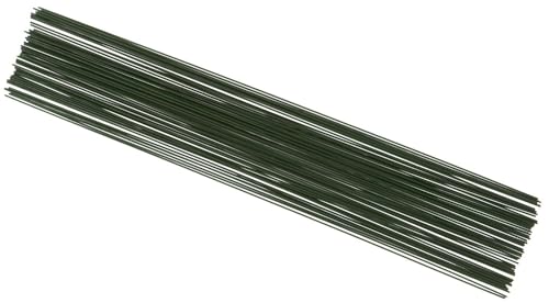 KnorrPrandell 6479200 Blumen-Stieldraht, 20 cm/0.8 mm Durchmesser, Grün von Knorr Prandell