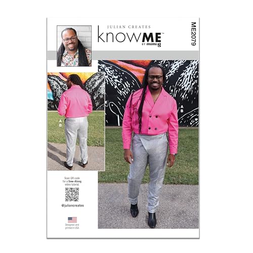 KNOW ME Julian Creates Schnittmuster ME2079AA Herrenhemd und Hose (38-40-42-44-46) von Know me