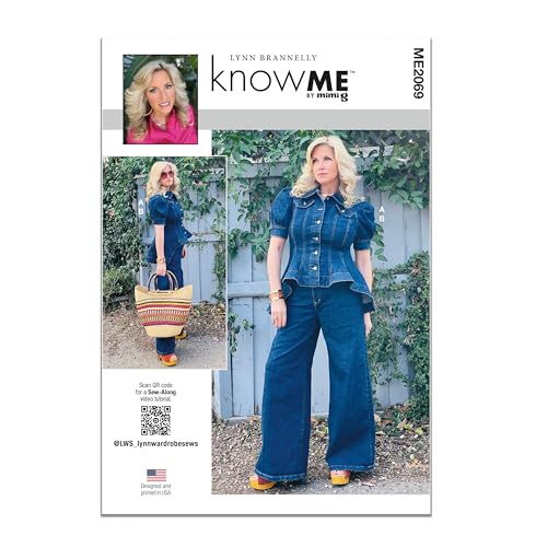 KNOW ME Lynn Brannelly Schnittmuster ME2069K5 Damenoberteil und Hose K5 (36-38-40-42-44) von Know Me