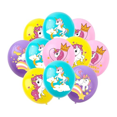 KOBOKO 16 Stück Einhorn Luftballons KOBOKO 16 Stück Einhorn Luftballons von Koboko