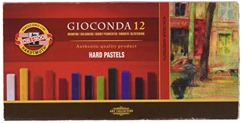 KOH-I-NOOR GIOCONDA 8112 Harte Künstler-Pastellkreiden (12 Stück) von Koh-I-Noor