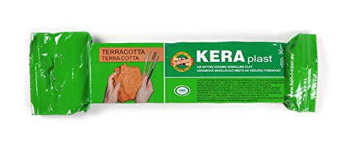 Koh-I-NOOR 013170900000 KeraPlast Luft trocknen Modelliermasse – Terracotta von Koh-I-Noor