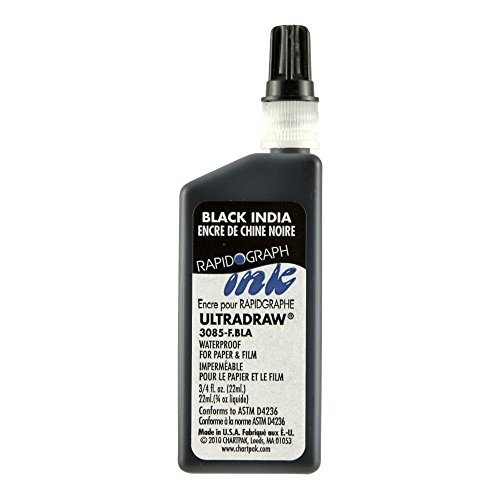 Koh-I-Noor Rapidograph - Ultradraw Zeichentusche - 236 ml - Schwarz von Koh-I-Noor