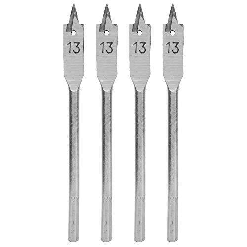 Koieam 4-teiliges Spatenbohrer-Set, Paddel-Flachbohrer, Hartstahl, Holzbearbeitung, Handwerkzeuge, Hardware, 13 mm von Koieam