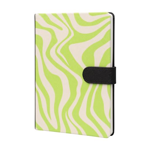 Kokonote Bullet Journal Notizbuch Luxe Neon Tracks Stoff Hardcover Notizbuch Notizblock Notizbuch - Reisetagebuch zum selberschreiben - Bullet Journal Dotted Tagebuch von Kokonote