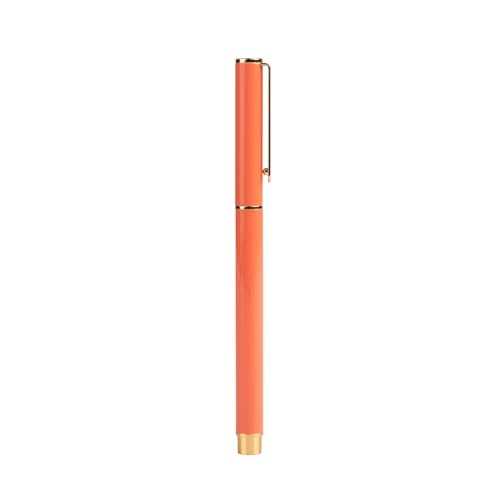 Kokonote Kugelschreiber Schwarz Kugelschreiber Hochwertig Coral Spice Cooler Stift mit Geschenkbox - Tintenroller Schwarz von Kokonote