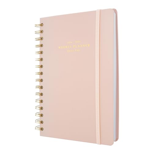 Kokonote Planer 2024 2025 Kalender 2025 Buchkalender Dusty Pink Schulplaner 2024 2025 A5 - Schülerkalender 2024 2025 Ringbuch A5 Rosa Terminplaner 2024/2025 – Wochenplaner 2024 von Kokonote