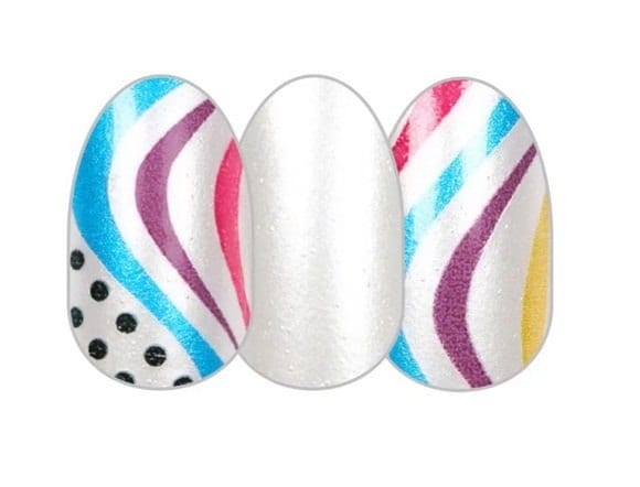 Cool Beans- Farbe Straßen Nagel Streifen - Ruhestand von KolorfulNailsShoppe