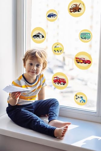 Fensterbild Cars Ka-Chow Bubbles - Größe 30 x 30 cm, 2 Bogen - Fenstersticker, Disney, Kinderzimmer, Babyzimmer, Auto von Komar