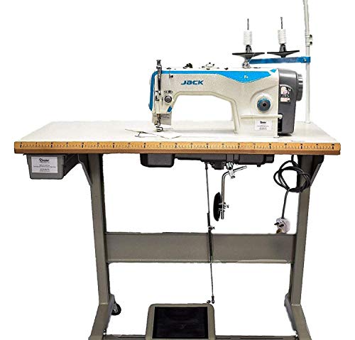 Konsew Jack F 4 Direct Drive Lockstitch Großindustrielle Nähmaschine in Weiß, Blau von Konsew