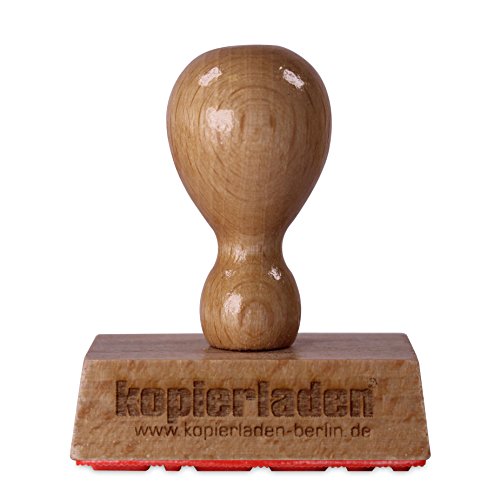 Holzstempel POSTAUSGANG, 50 x 10 mm, hochwertiger Holzstempel aus Buchenholz Lagertext „POSTAUSGANG“ - ideal für Büro und Privat von Kopierladen Karnath GmbH