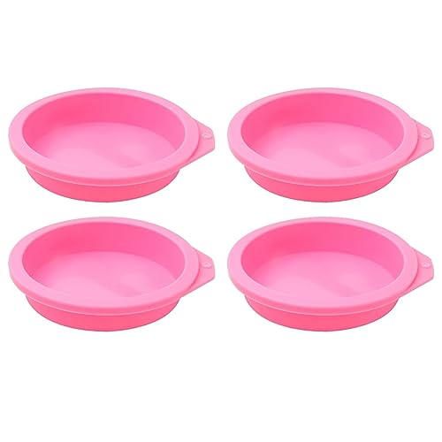 Kopinma 4-Pack Luftfritteuse Kochformen, Speziell für Muffins, Toast und Eierkuchen, Antihaft-Oberfläche, Aus lebensmittelechtem Silikonharz von Kopinma