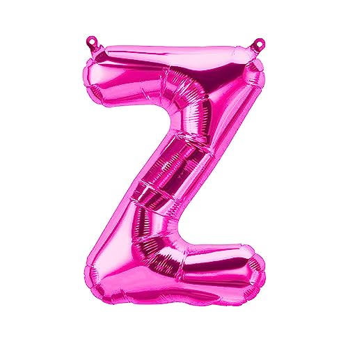 Folienballons Buchstaben Pink - 40/80/100 cm für Geburtstag Hochzeit Party Dekoration Happy Birthday JGA Geschenk Luftballon Abschluss Riesenballon ABI groß XXL klein mini Rosa Mädchen (40 cm - Z) von Kopper-24