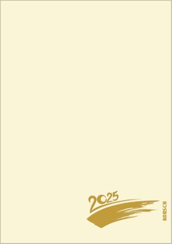 Foto-Malen-Basteln A4 chamois mit Folienprägung 2025: Fotokalender zum Selbstgestalten. Do-it-yourself Kalender mit festem Fotokarton. Edle Folienprägung. von Korsch Verlag