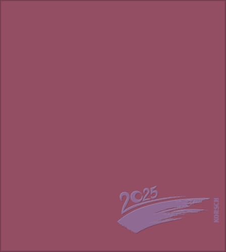 Foto-Malen-Basteln Bastelkalender bordeaux 2025: Fotokalender zum Selbstgestalten. Do-it-yourself Kalender mit festem Fotokarton. Edle Folienprägung. Format: 21,5 x 24 cm von Korsch Verlag