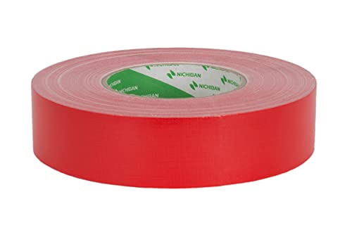 Kortpack | Nichiban Gaffa Tape Rot | 38 mm x 50 m | 1 Rolle | Strapazierfähiges Klebeband für Reparaturen, Handwerk und vielseitige Anwendungen von Kortpack