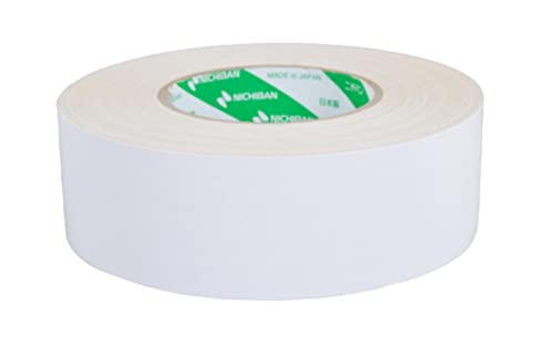 Kortpack Nichiban Gaffa Tape Weiß | 50 mm x 50 m | 1 Rolle | Hochwertiges Klebeband für Reparaturen, Handwerk und vielseitige Anwendungen von Kortpack