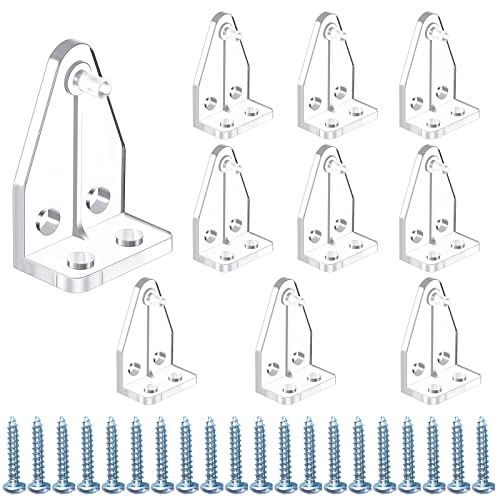 Kowibcl 10 Stück Fensterrollos halten Klammern 2,5 cm transparent Kunststoff Bodenschiene Halteklammern von Kowibcl