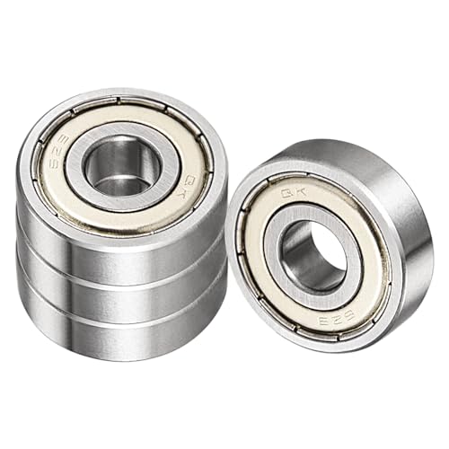 Kozelo 4 Stück 629ZZ Rillenkugellager-[9mm x 26mm x 8mm] Doppelt abgeschirmtes Lager für industrielle Geräte, Motoren, Maschinen, Edelstahl von Kozelo