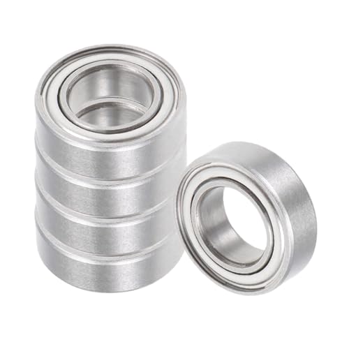 Kozelo 5 Stück SMR137ZZ Rillenkugellager - [7mm x 13mm x 4mm] Edelstahlkugeln für Motoren, Maschinenwerkzeuge, Getriebe, doppelt abgeschirmt ABEC1 von Kozelo