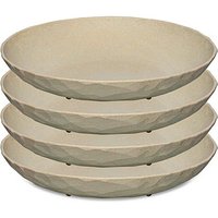 4 koziol Teller Club beige 22,0 cm von Koziol