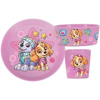 koziol Kindergeschirr-Set PAW Patrol rosa 3-tlg. von Koziol